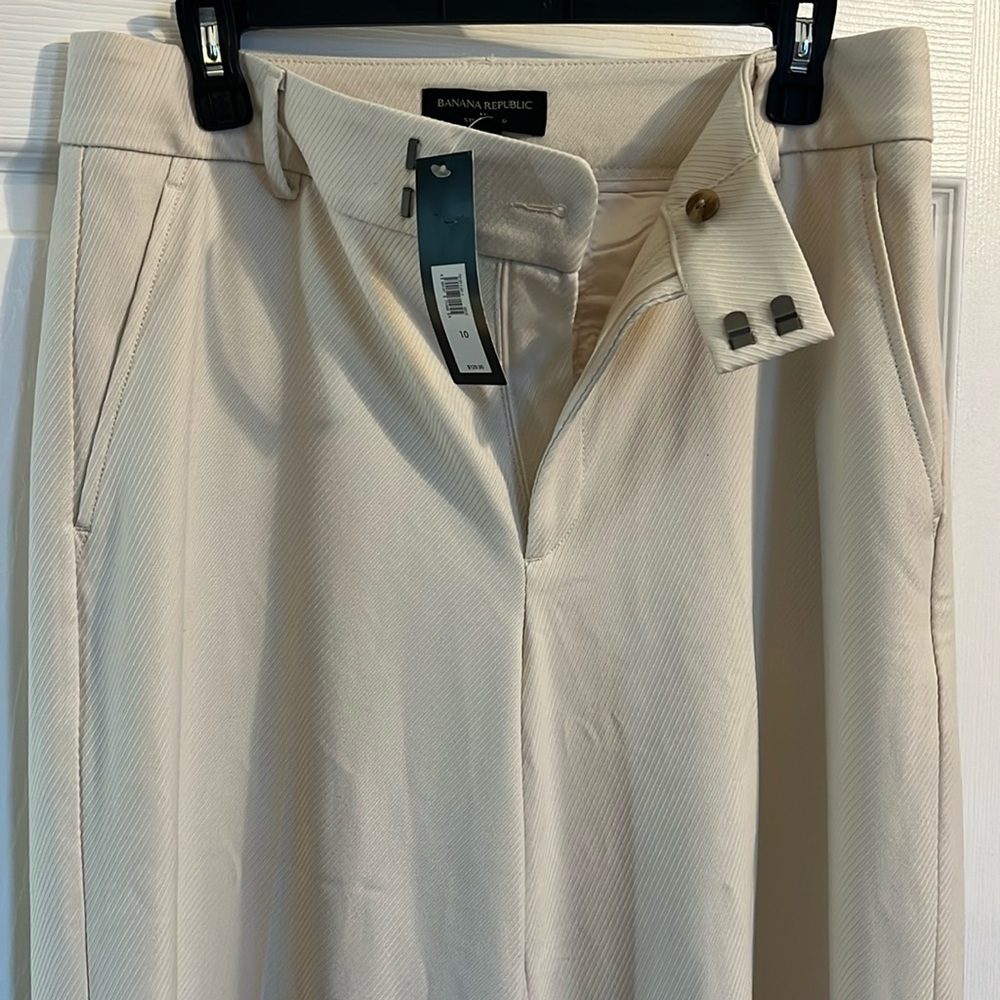 Off white in color winter WIDE leg new never worn pants